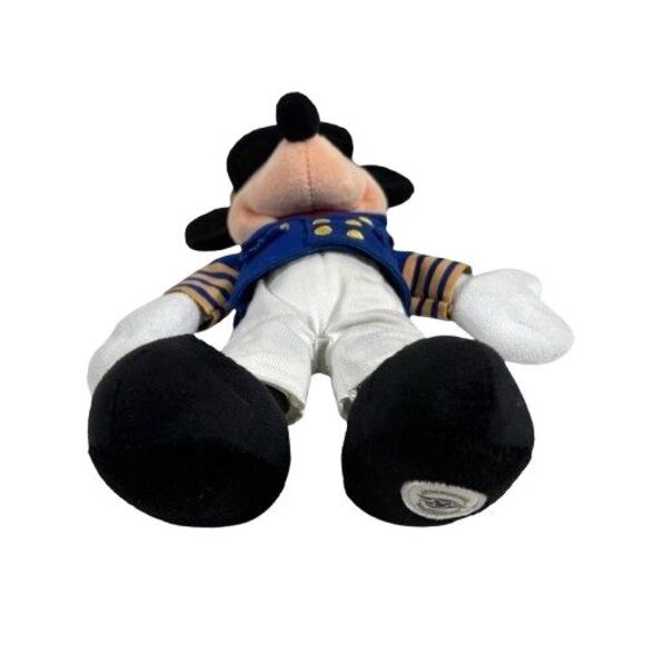 Disney Cruise Line Captain Mickey Mouse Plush Stuffed Animal Toy 12” Inches Blue - Picture 7 of 11
